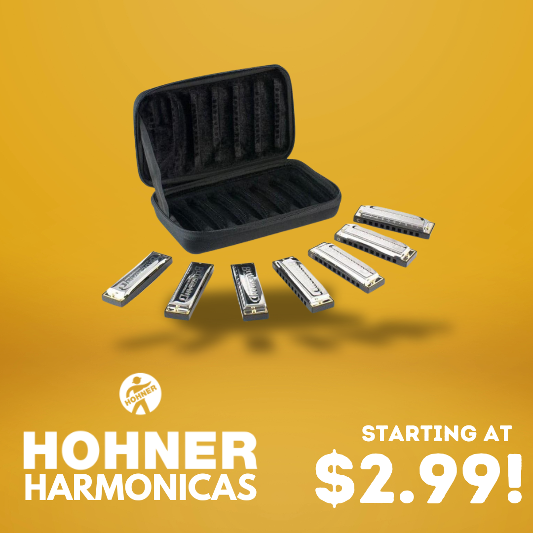 Harmonicas & Harps Starting at $7.95