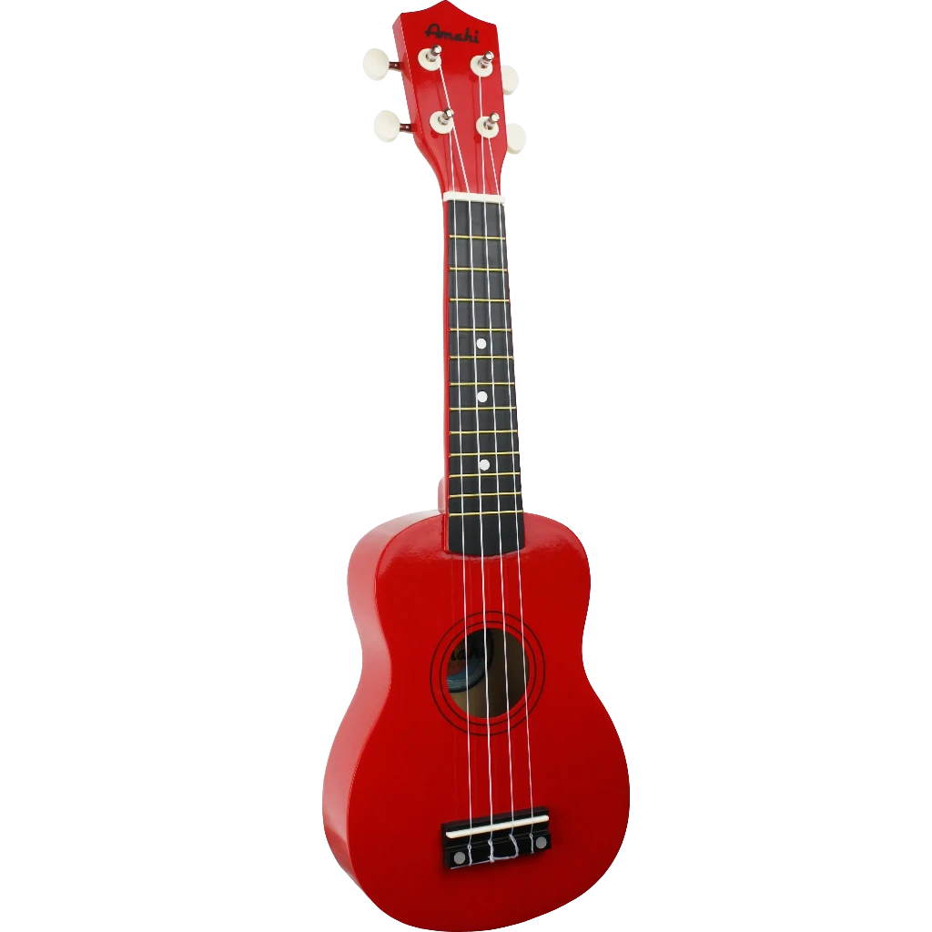 Amahi Jelly Bean Collection Ukulele-Red Apple-Andy's Music