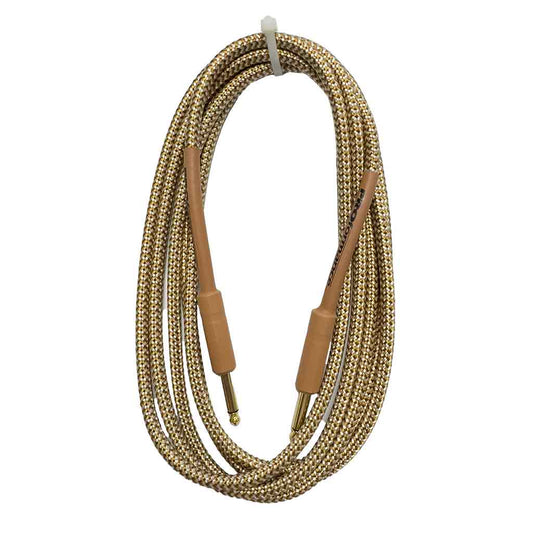 Cloth Covered Instrument Cables - Guitar Lead-10'-Vintage-Andy's Music