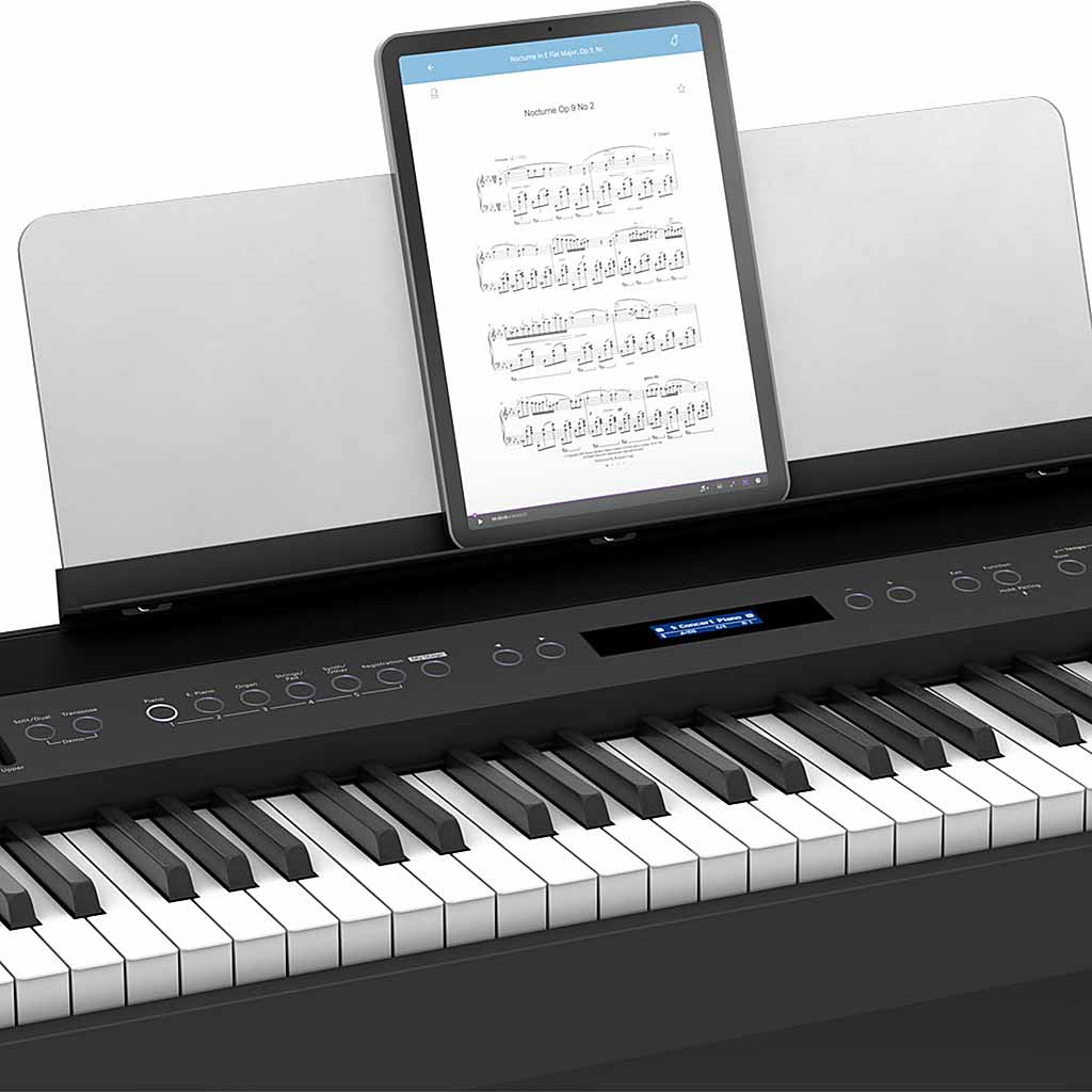 Roland FP60X Digital Piano 88 key PHA-4 Standard Keyboard with Escapement and Ivory Feel- Black