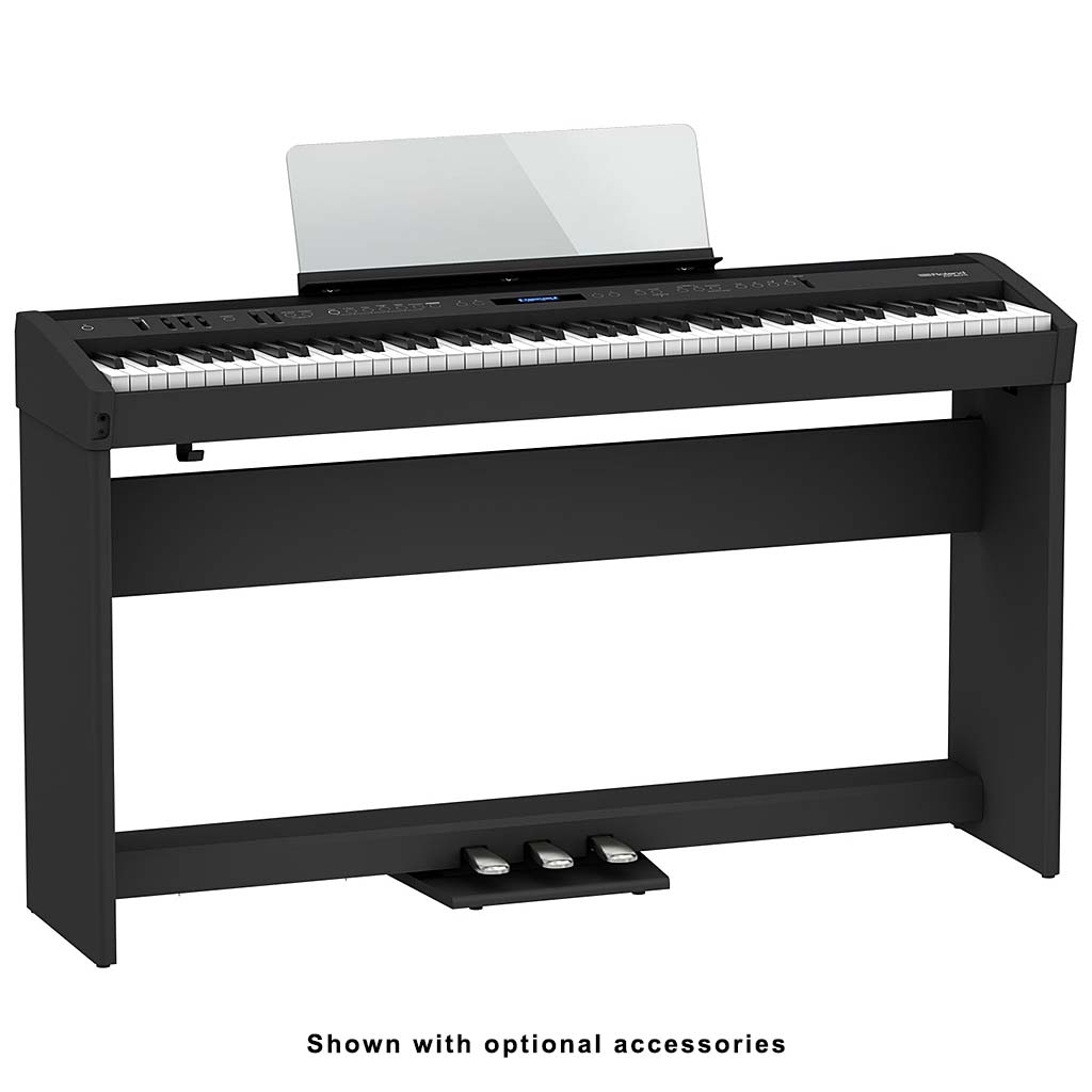 Roland FP60X Digital Piano With KSC72 Stand and Pedal Unit - Black