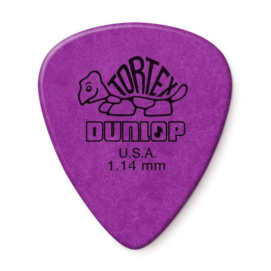 Dunlop TORTEX Picks 1.14mm Purple 12-Pack-Andy's Music