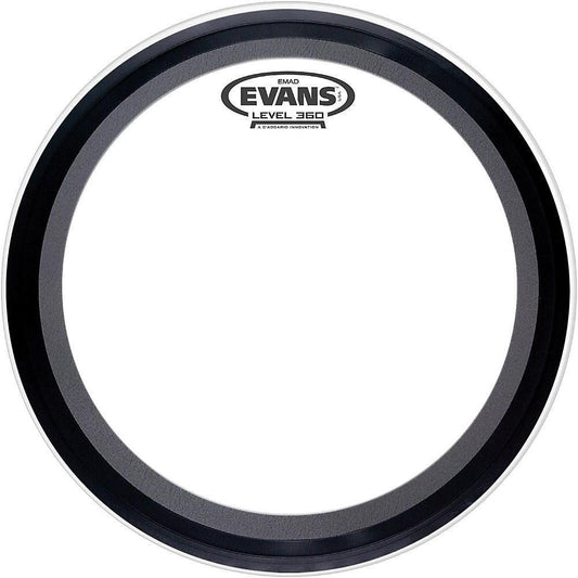 Evans EMAD Clear Bass Drum Head - 22 Inch-Andy's Music