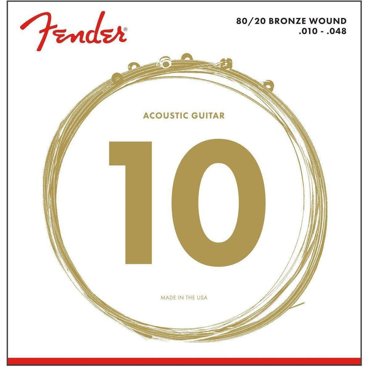 Fender 80/20 Bronze Acoustic Strings-Andy's Music