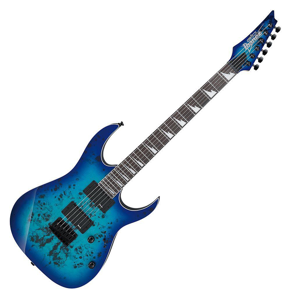 Ibanez GRGR221PA Electric Guitar Aqua Burst Finish-Andy's Music
