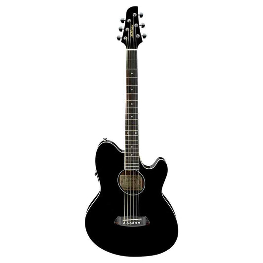 Ibanez Talman TCY10E Acoustic Electric Guitar-Black-Andy's Music