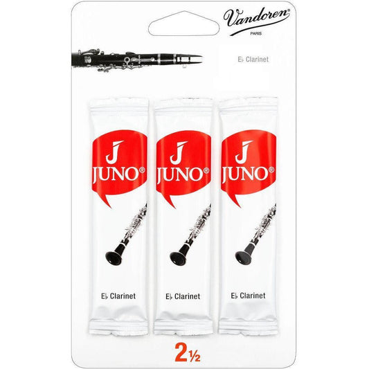 Juno E-Flat Clarinet Reeds 3 Pack-2.5-Andy's Music