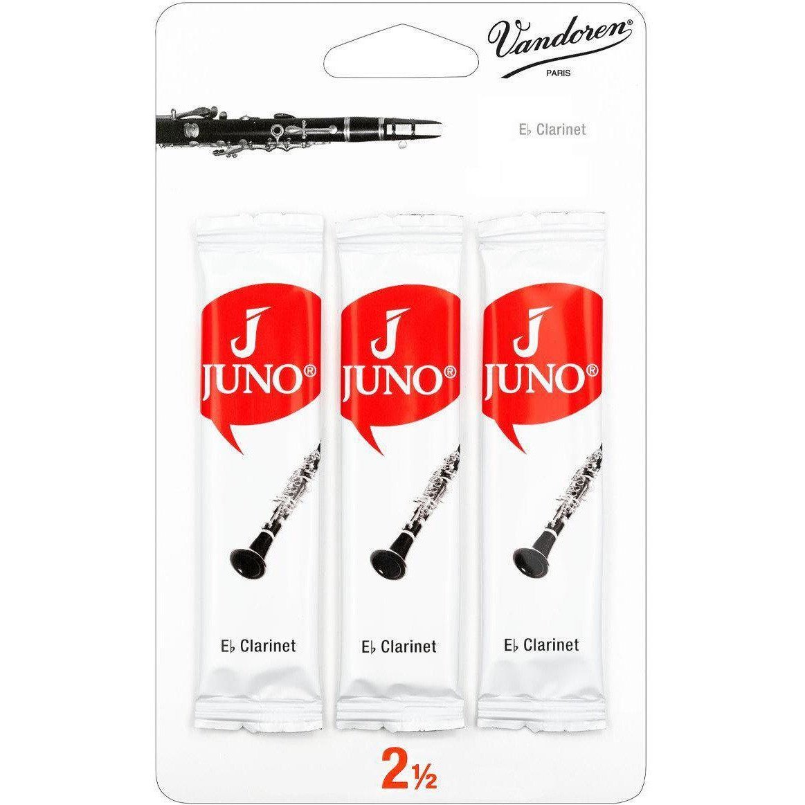 Juno Eb Clarinet Reeds 3 Pack-Andy's Music