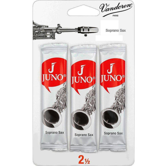 Juno Soprano Sax Reeds 3 Pack-2.5-Andy's Music