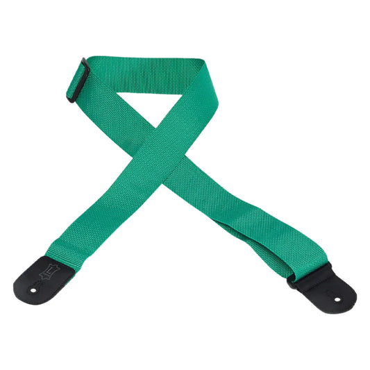 Levy's 2" Wide Poly Guitar Straps M8POLY-Green-Andy's Music