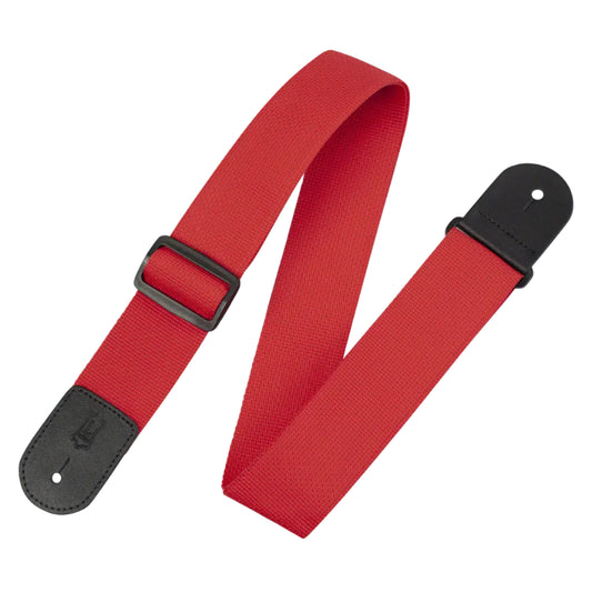 Levy's 2" Wide Poly Guitar Straps M8POLY-Red-Andy's Music