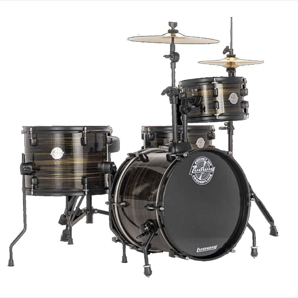 Ludwig Pocket Drum Set For Kids With Cymbals And Hardware-Andy's Music
