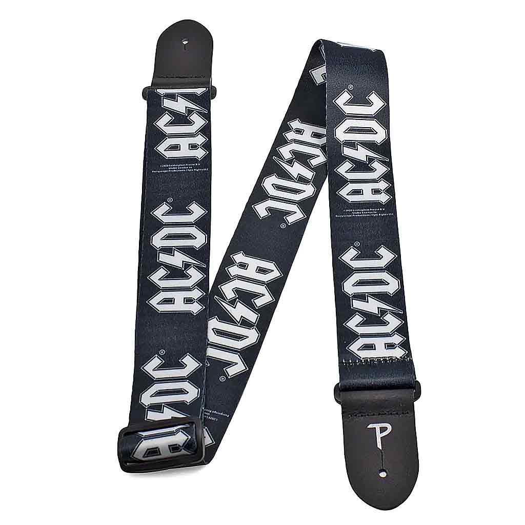 Official AC/DC Guitar Strap by Perris Leather-Andy's Music