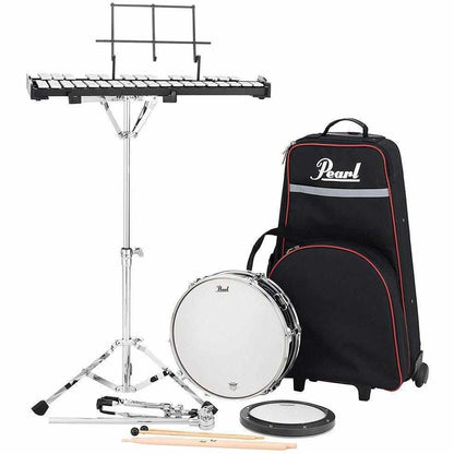 Pearl PL910C Percussion Learning Center Snare Drum and Bells With Rolling Bag-Andy's Music