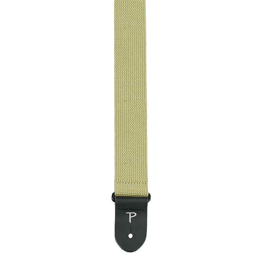Perri's Leather 2" Tan Cotton Guitar Strap-Andy's Music