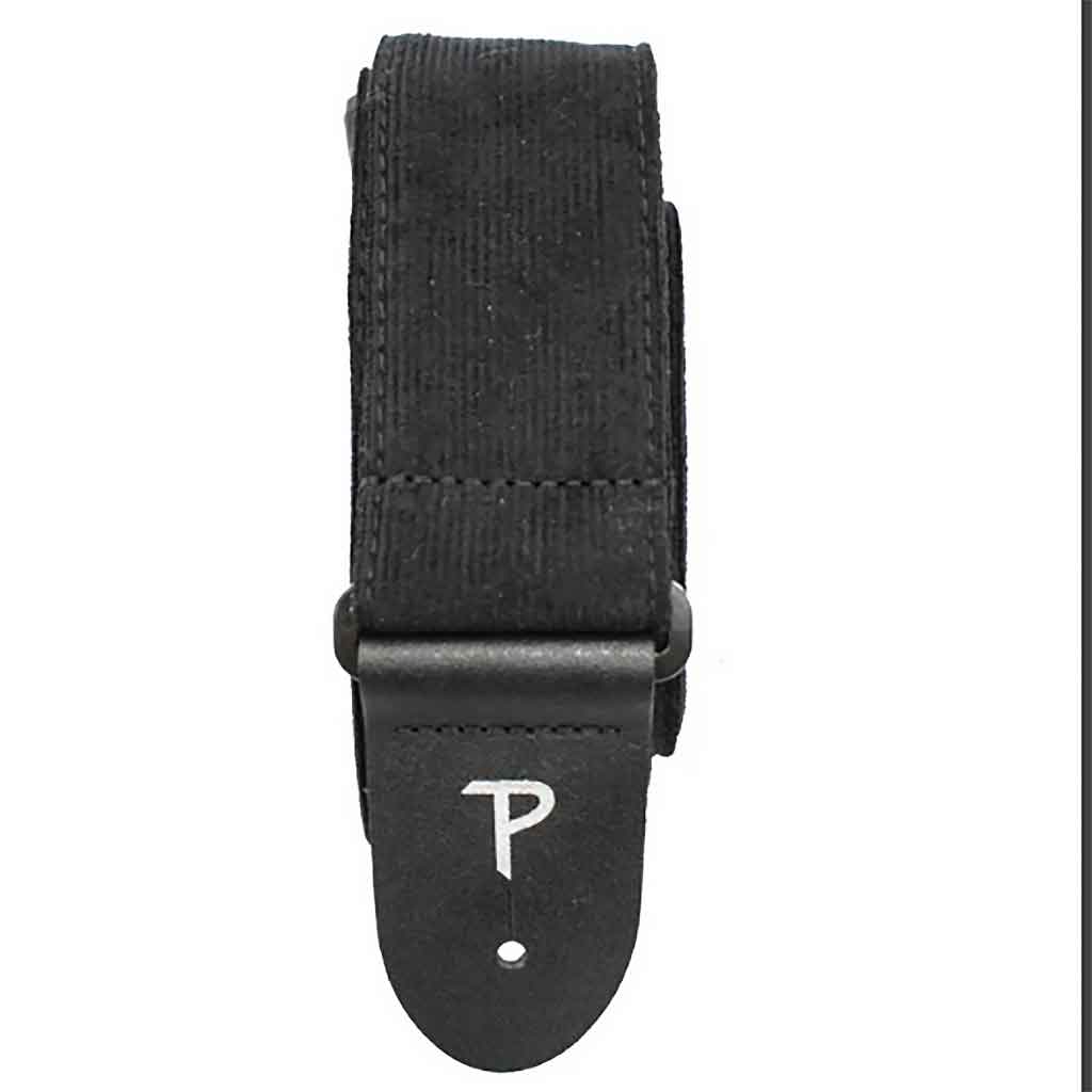 Perri's Leather Black Corduroy Guitar Strap COR7646-Andy's Music