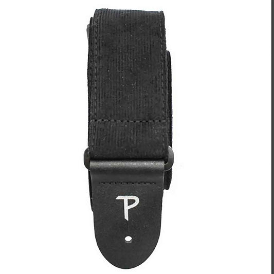 Perri's Leather Black Corduroy Guitar Strap COR7646-Andy's Music