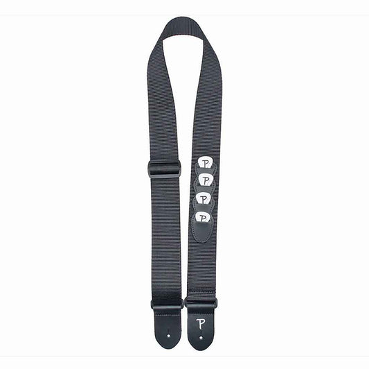 Perri's Leather Guitar Strap With Pick Pockets NWSHN7114-Andy's Music