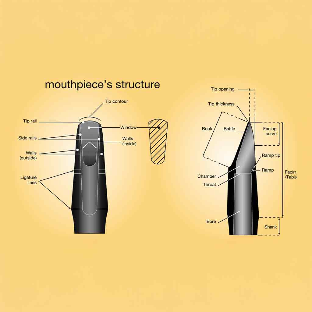 Vandoren Clarinet Mouthpiece 5RV Lyre Bb-Andy's Music