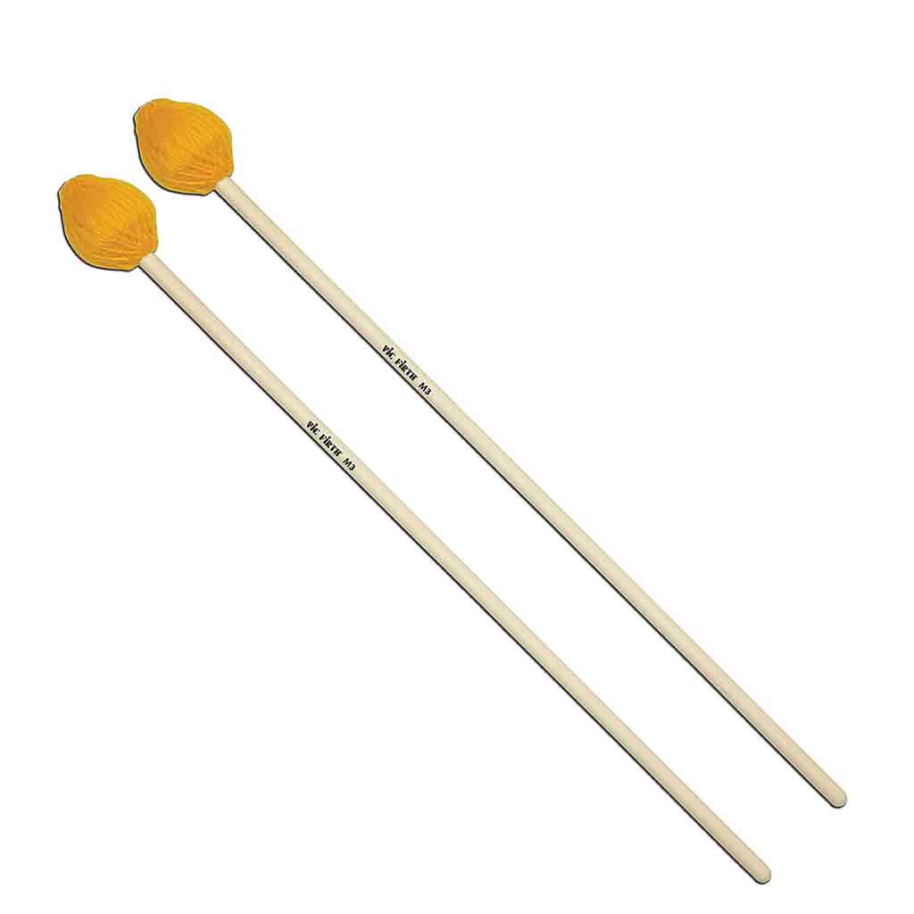 Vic Firth M3 Medium Yarn American Custom Keyboard Mallets-Andy's Music