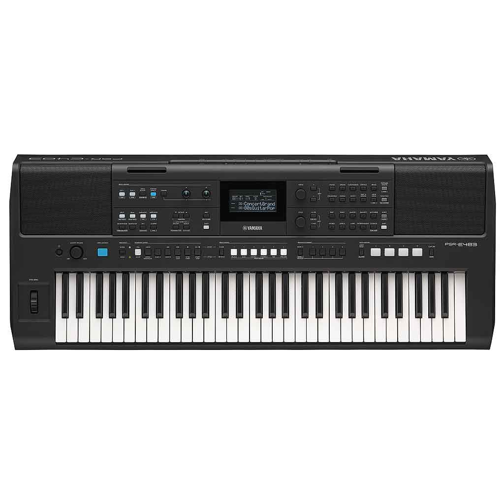 yamaha psr e463 pedal Yamaha PSR-E483 61-Key Portable Keyboard