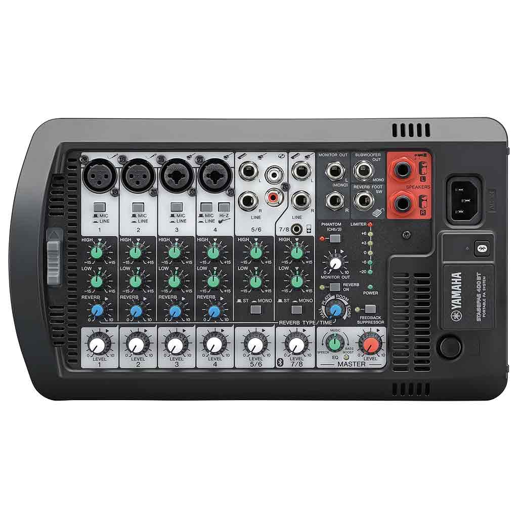 Yamaha STAGEPAS 400BT Portable PA System-Andy's Music