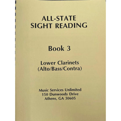 All-State Sight Reading-Lower Clarinets-Andy's Music