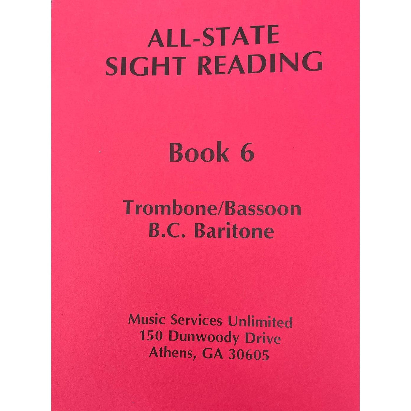 All-State Sight Reading-Tbone/Bassoon/BaritoneBC-Andy's Music