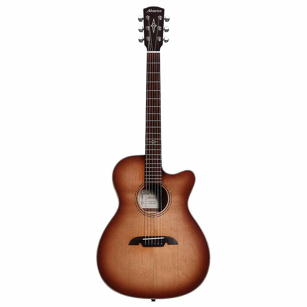 Alvarez AFA95CESHB Artist Elite Folk/OM Acoustic Electric Guitar-Andy's Music
