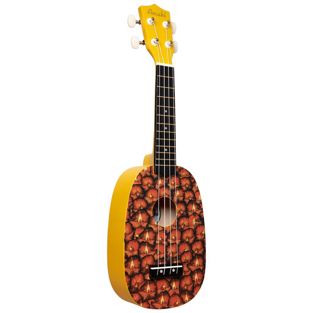 Amahi DDUK Tropical Series Soprano Ukulele With Bag-Pineapple-Andy's Music