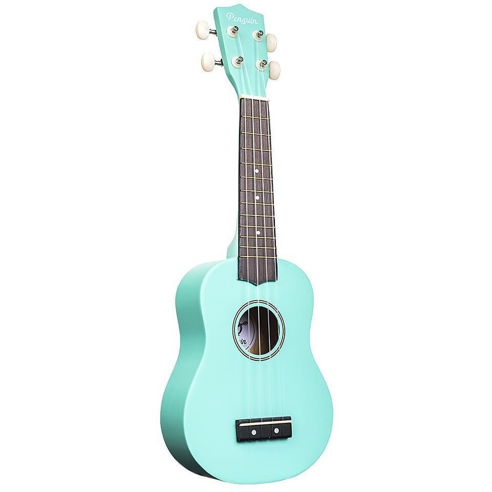 Amahi Penguin Soprano Ukuleles With Bag-Light Blue-Andy's Music