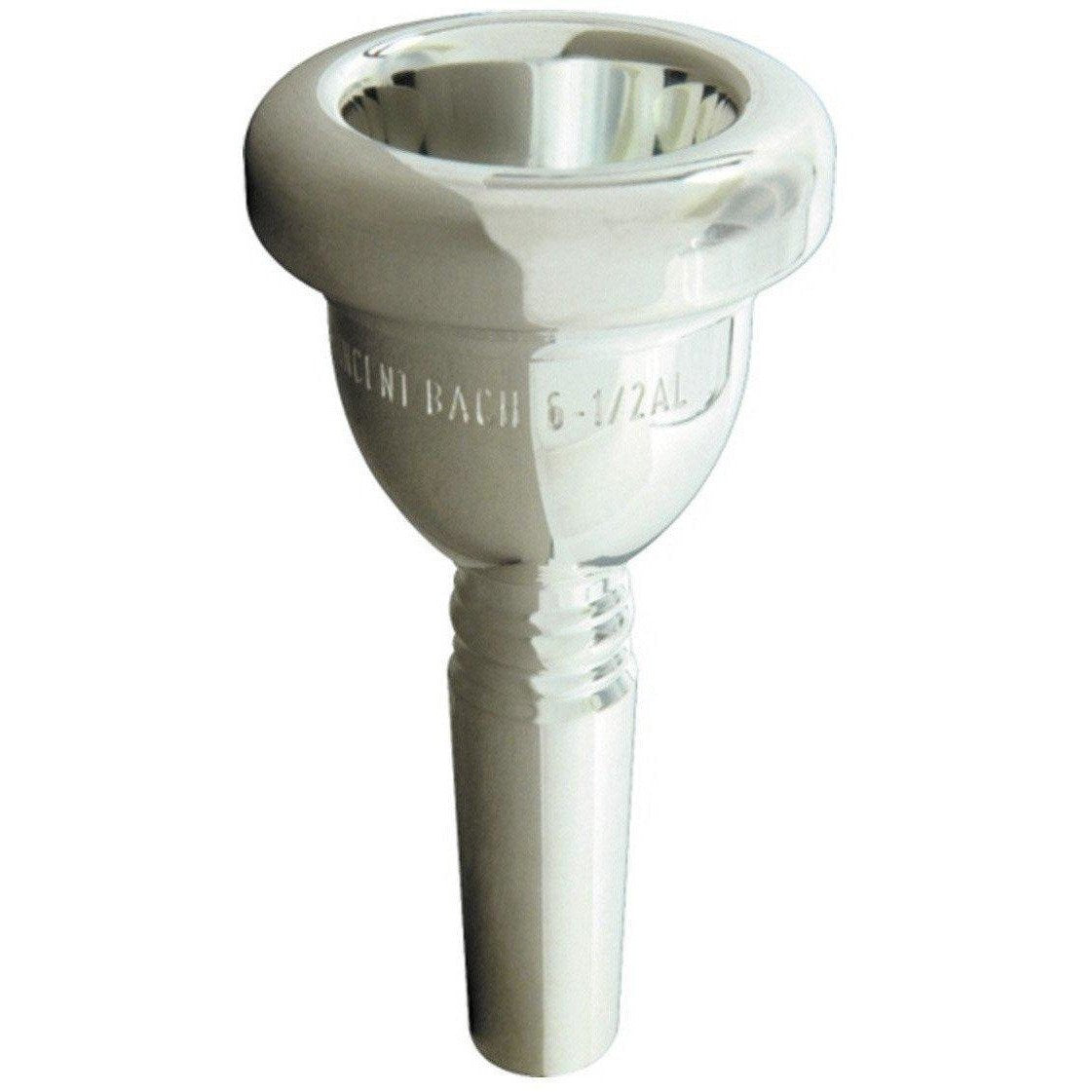 Bach Large Shank Silver-Plated Trombone Mouthpiece-Andy's Music