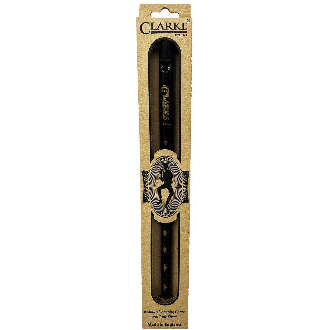Clarke Authentic Tin Whistle Key of D Black SBDC – Andy's Music