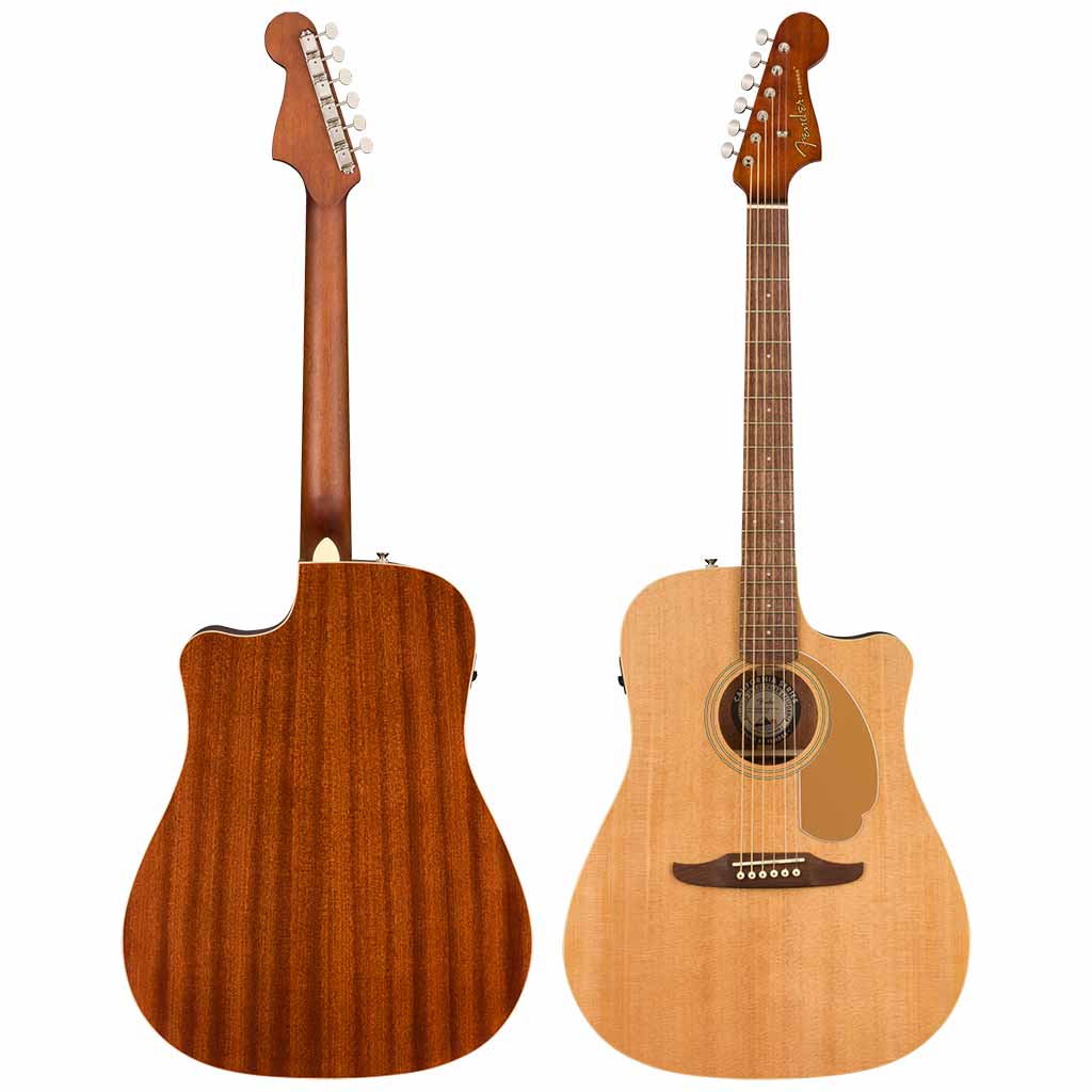 Fender Redondo Player Acoustic Electric Guitar-Natural-Andy's Music
