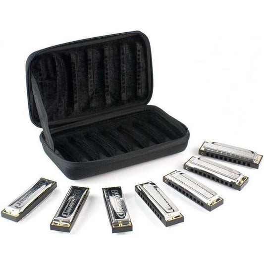 Hohner 15017 Bluesband Harmonica 7-Pack w/Case-Andy's Music