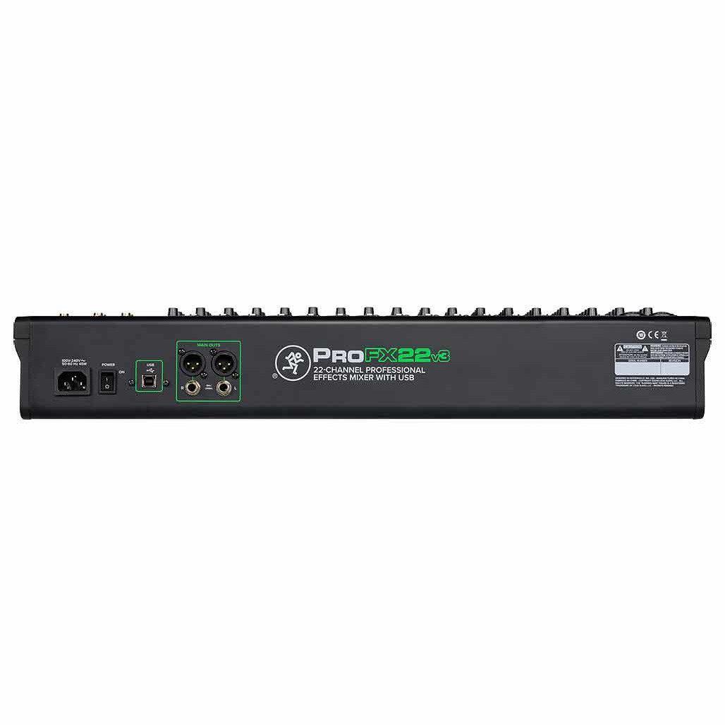 Mackie ProFX22v3 22-Channel 4-Bus Effects Mixer With USB-Andy's Music