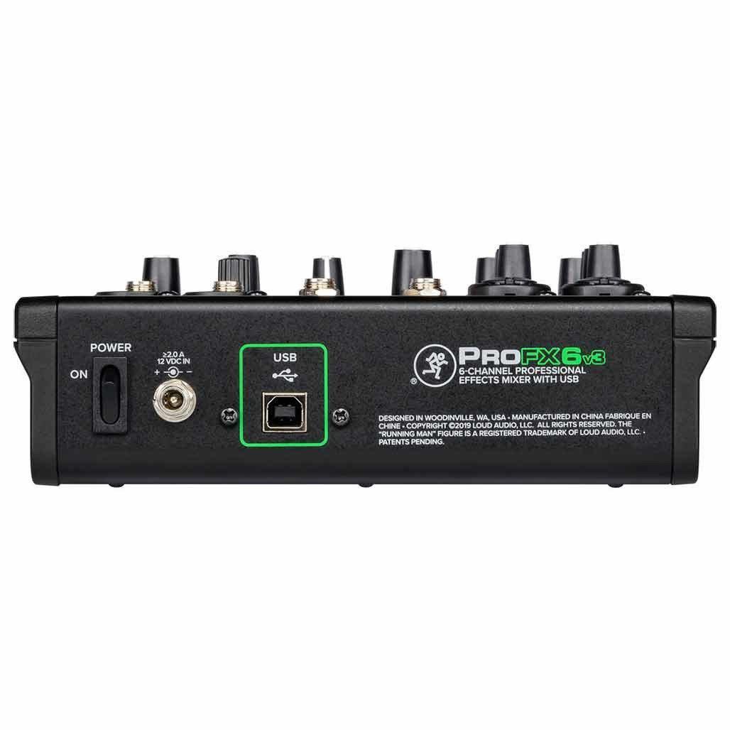 Mackie ProFX6v3 6-Channel Effects Mixer With USB-Andy's Music