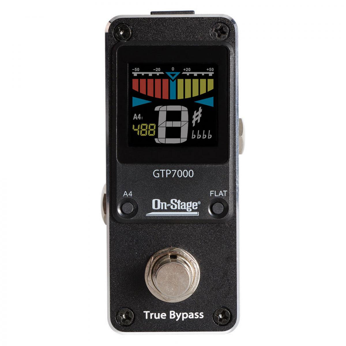 mini tuner pedal On Stage GTP7000 Mini Pedal Tuner