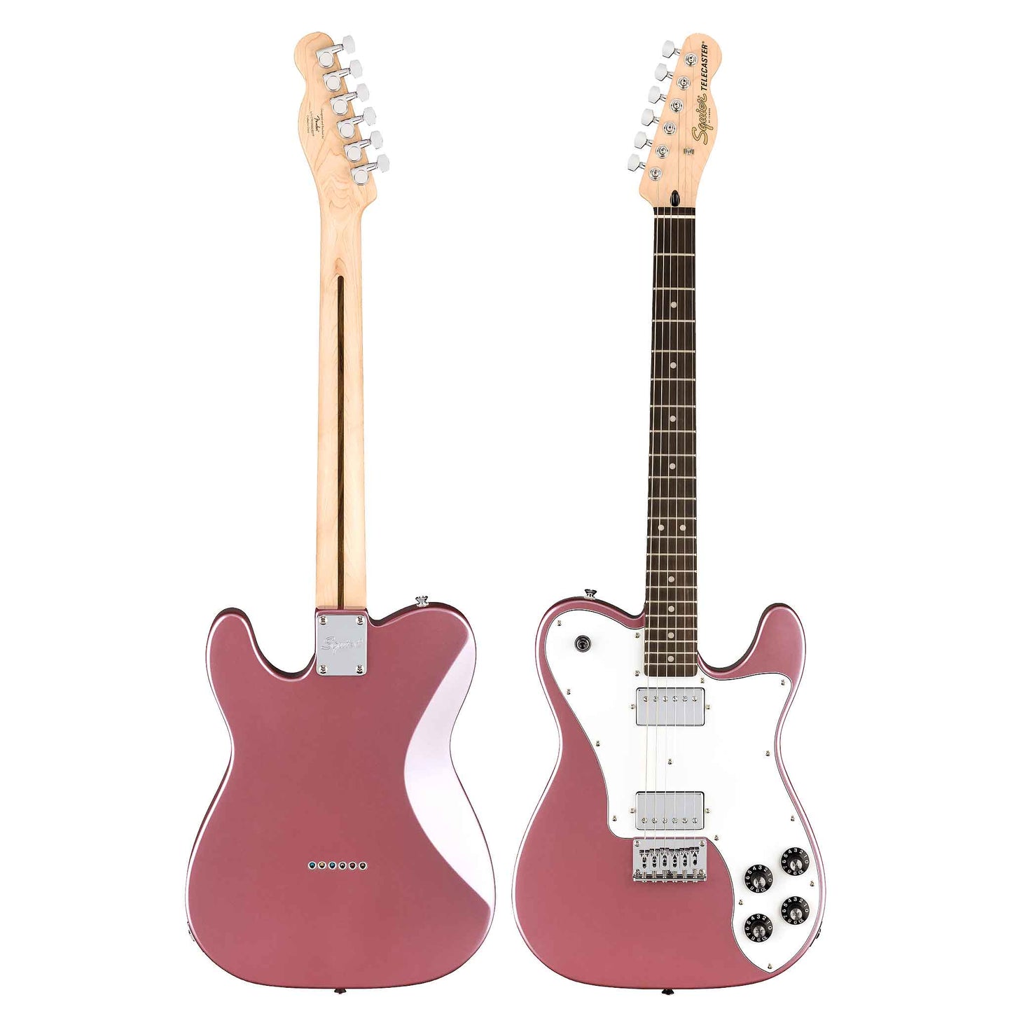 Squier Affinity Series 2021 Telecaster Deluxe Electric Guitar-Burgundy Mist-Andy's Music