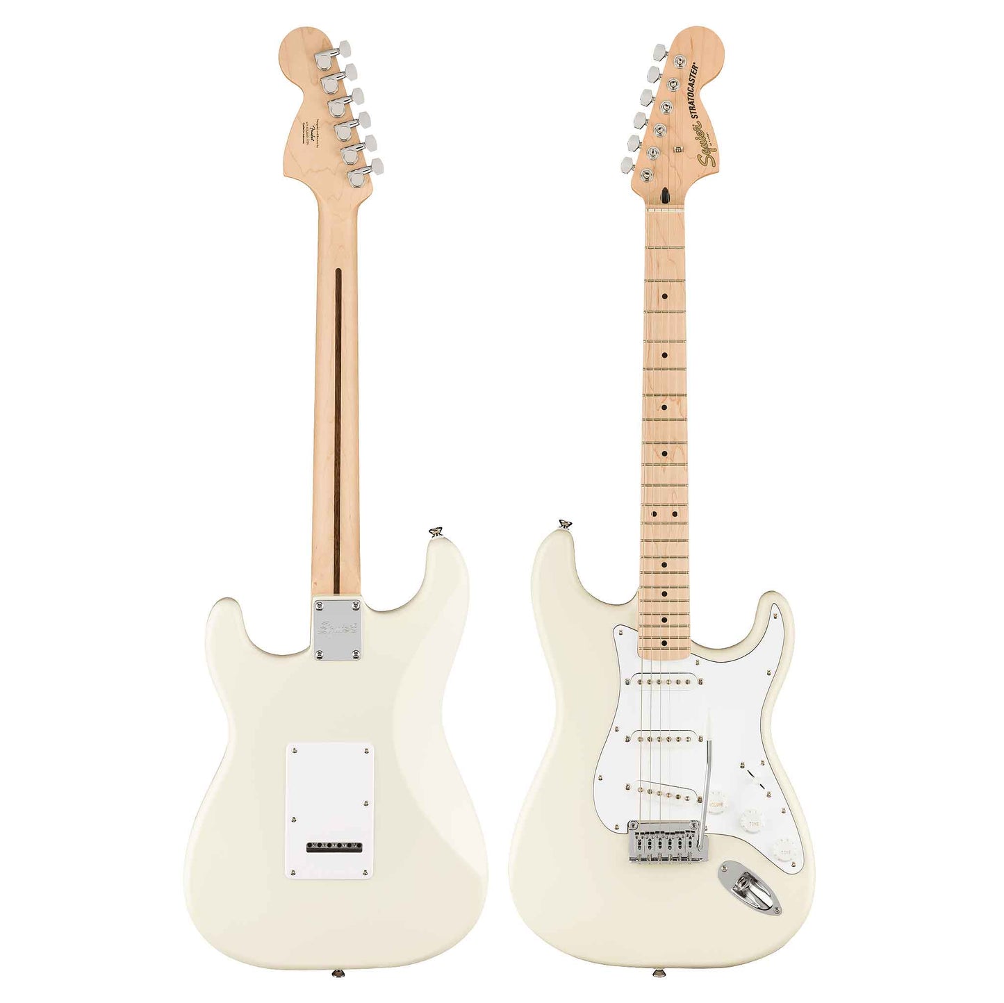 Squier Affinity Series 2021 Stratocaster Electric Guitar Olympic White