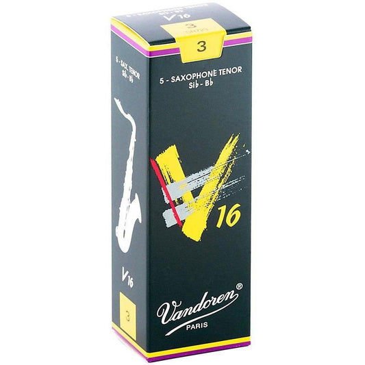 Vandoren Tenor Sax 5-Pack V16 Reeds 3.0, SR723-Andy's Music