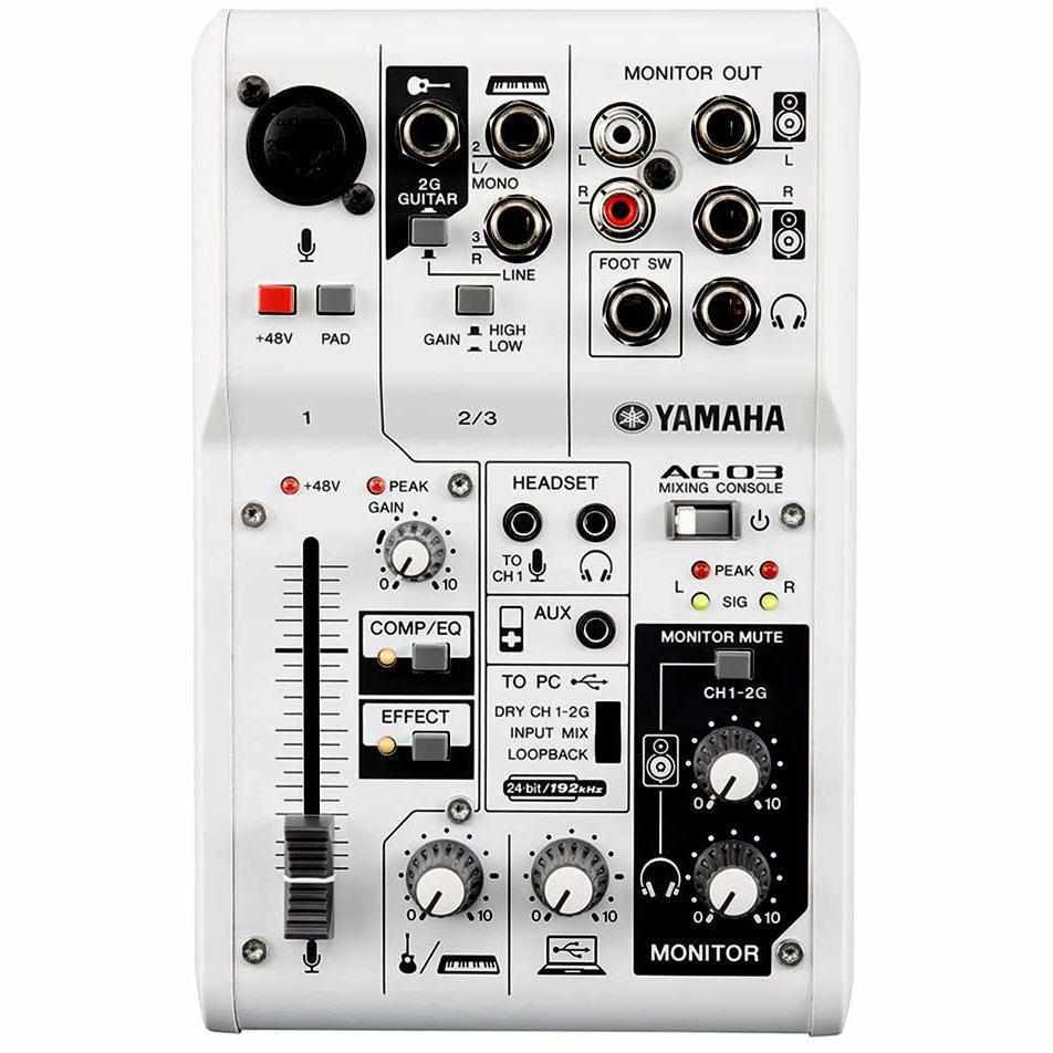 Yamaha AG03 Mixer and USB Audio Interface With Effect – Andy's Music