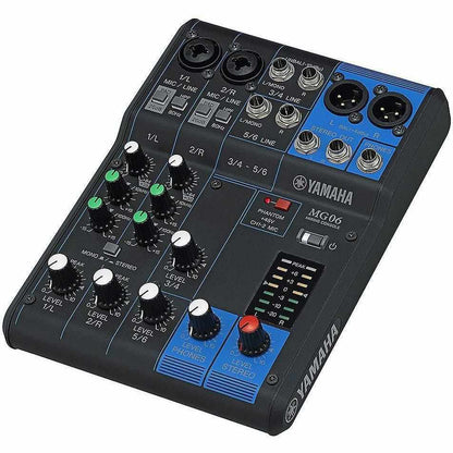 Yamaha MG06 6-Channel Stereo Mixer-Andy's Music