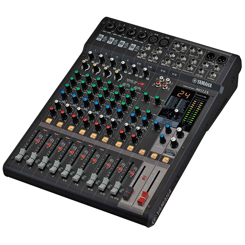 Yamaha MG12X CV 12-Input Pro Audio Mixer With SPX Effects-Andy's Music