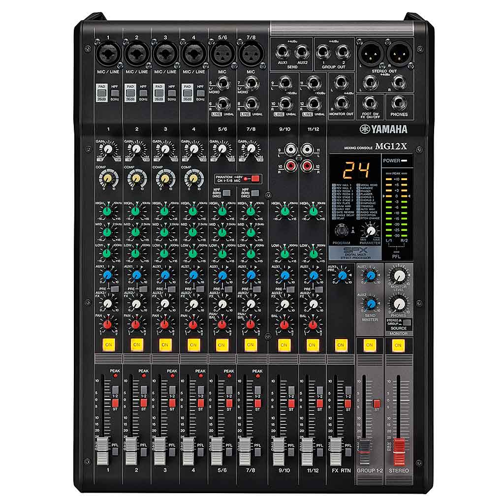 specificere Ambitiøs unlock Yamaha MG12X CV 12-Input Pro Audio Mixer With SPX Effects | Andy's Music