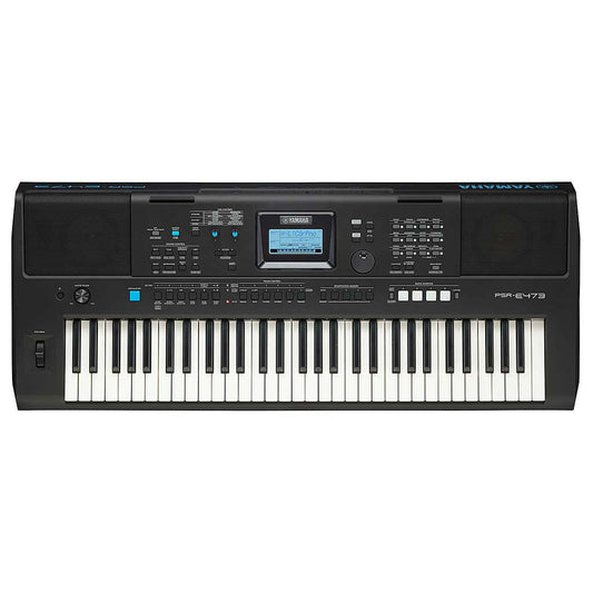 Yamaha PSR-E473 Portable Keyboard With 61 Touch Sensitive Keys-Andy's Music