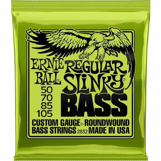 Ernie Ball 2832 Regular Slinky Nickel Wound Electric Bass Strings 50-105-Andy's Music