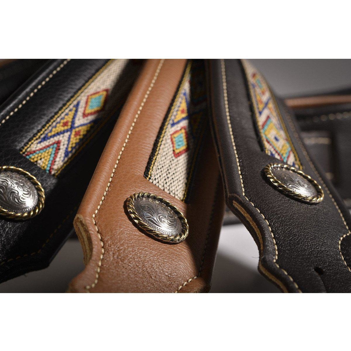 Franklin Southwest Padded Leather Guitar Strap-Andy's Music