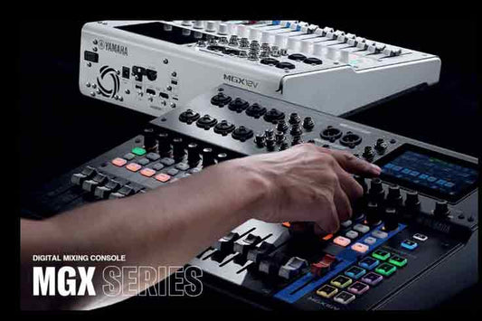 YAMAHA MGX DIGITAL MIXERS - MGX12, MGX12V, MGX16, MGX16V - BLACK OR WHITE AVAILABLE
