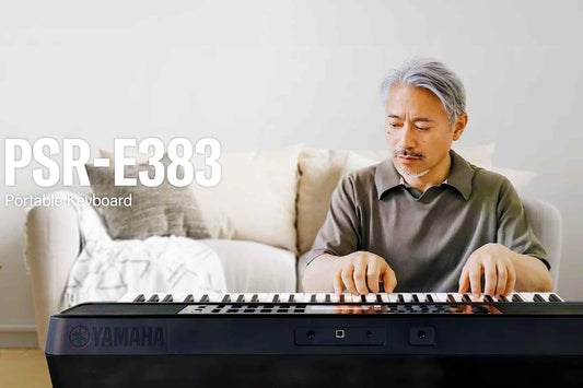 Yamaha PSR-E383 and PSR-E283 Portable Keyboards